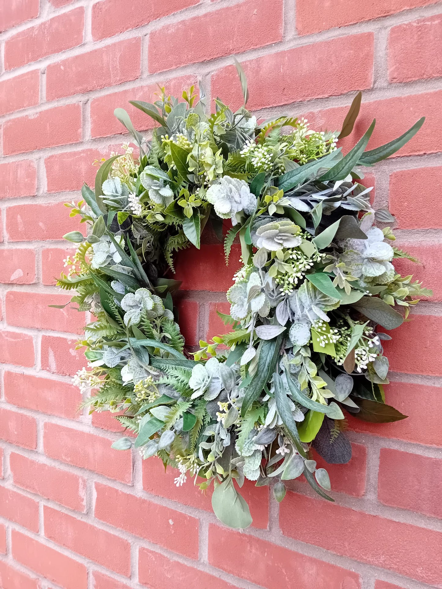 Wild Fern and Eucalyptus Wreath