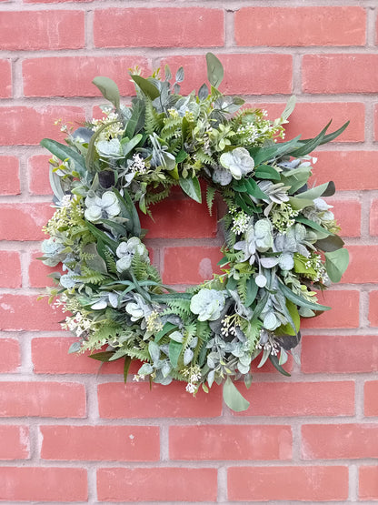 Wild Fern and Eucalyptus Wreath