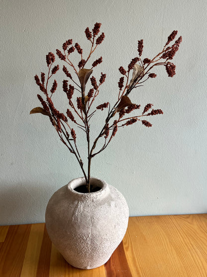 Dried Touch Grain Sorghum Spray Spray Burnt Orange