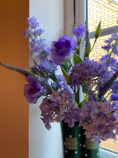 Lavender Boot Arrangement