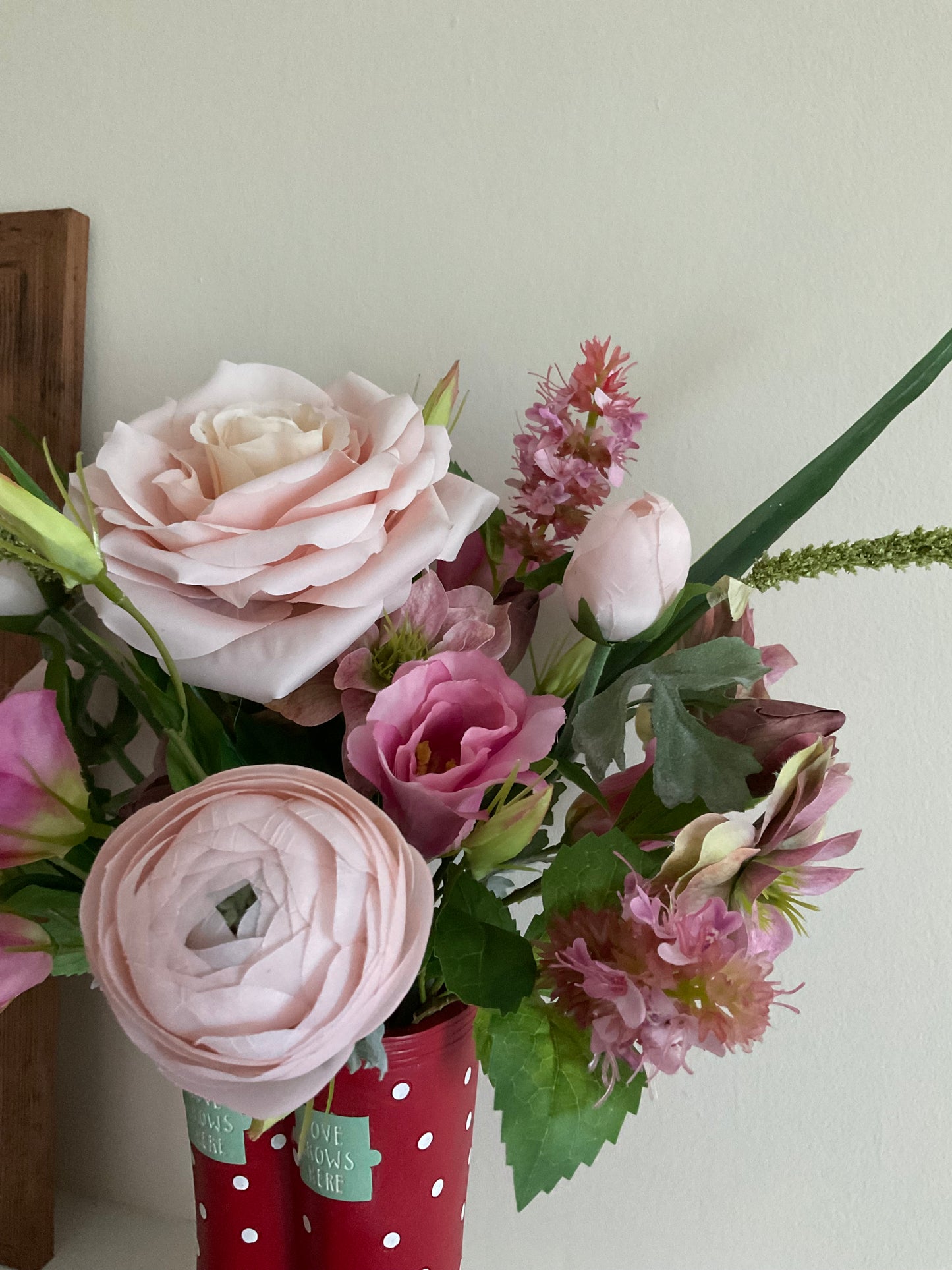 Pink Boot Arrangement