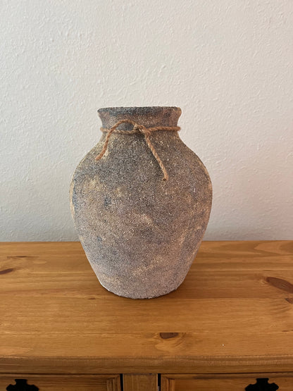 Mia Aged Stone Vase