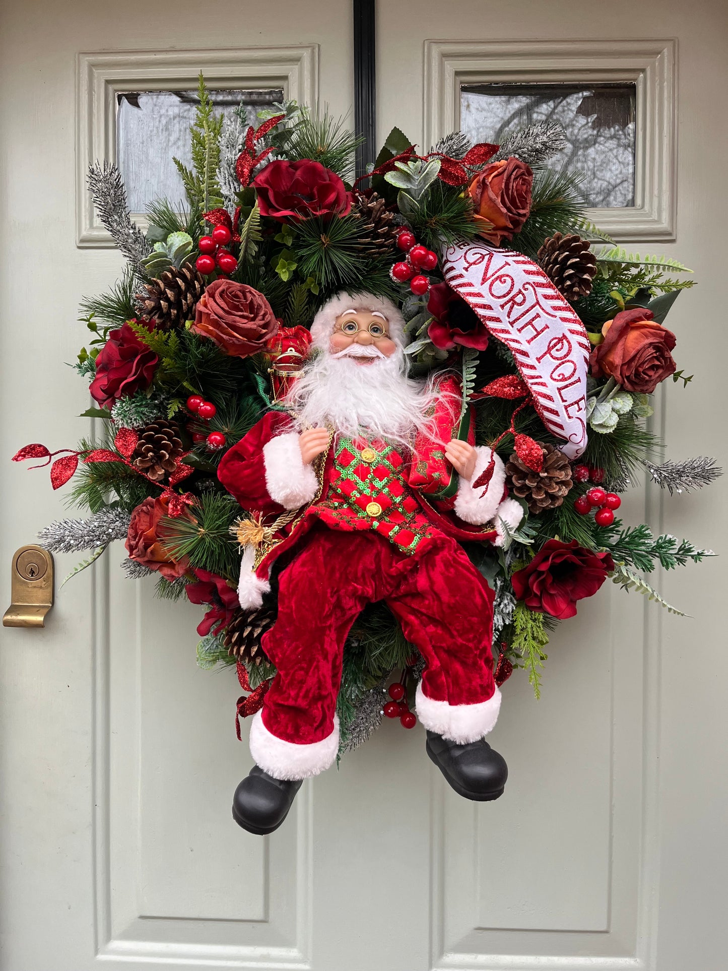 Santa Wreath