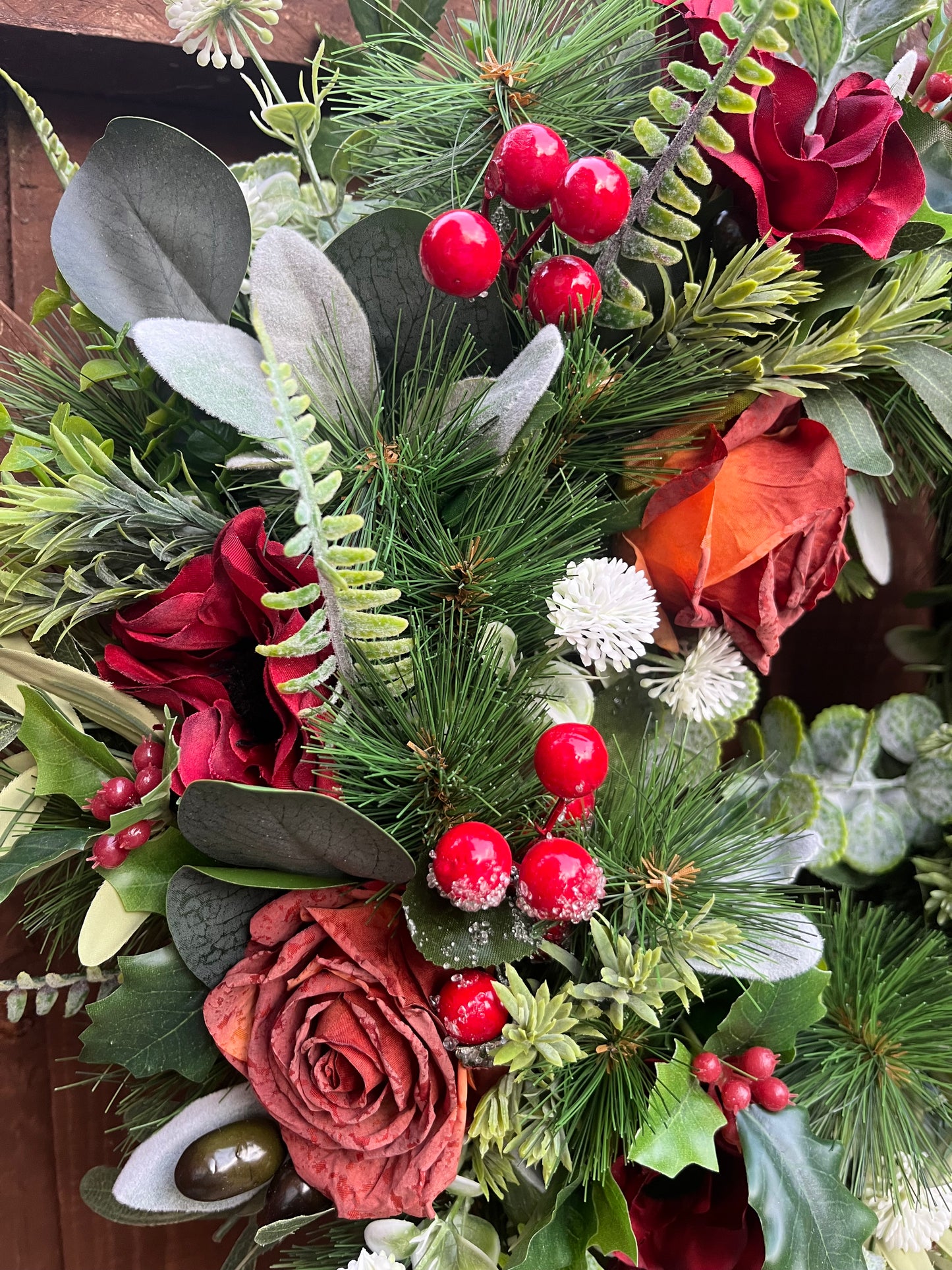 Ruby Rose Winter Wreath
