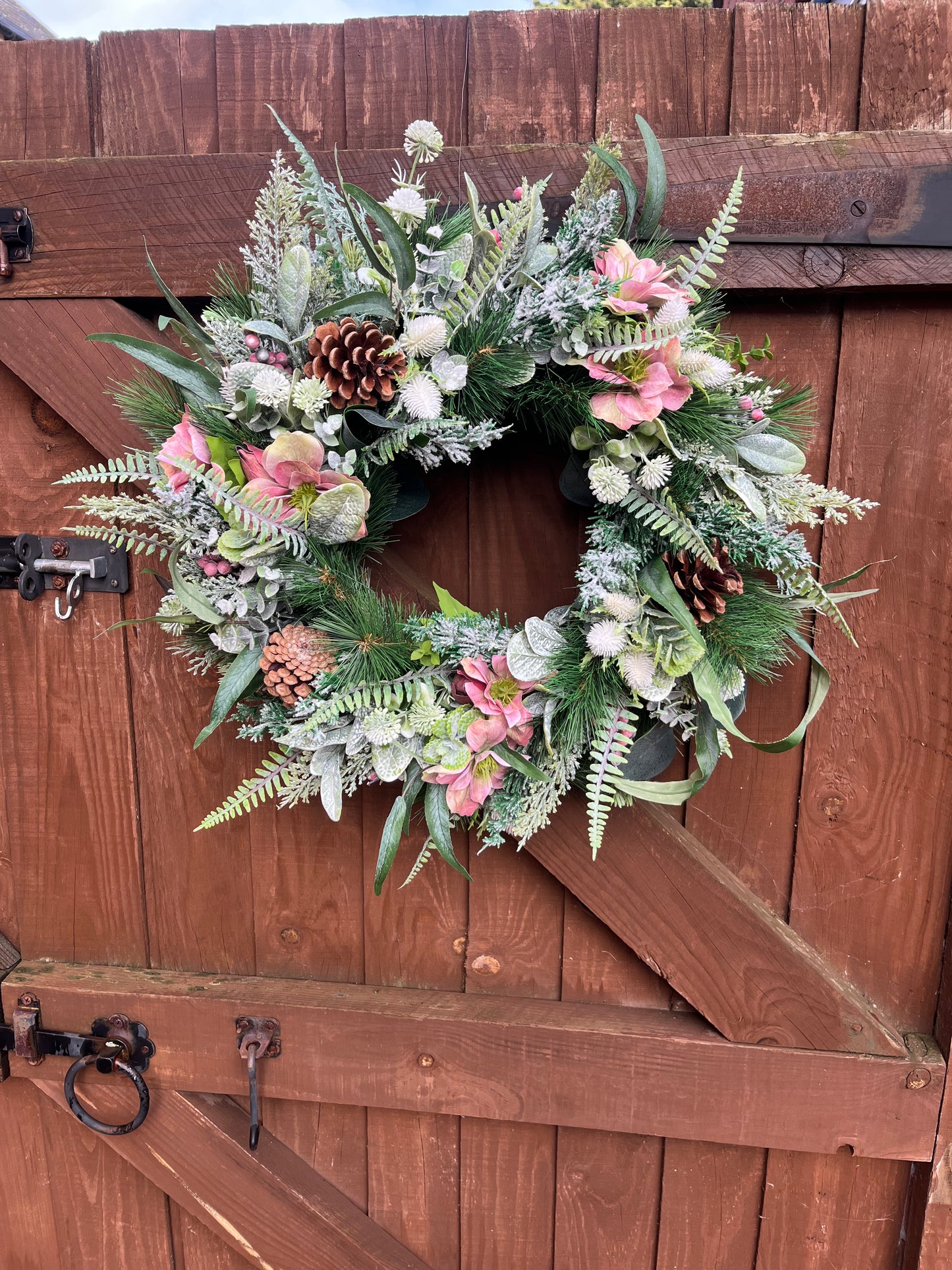 Winter Rose Wreath