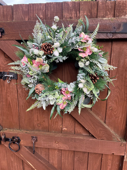Winter Rose Wreath