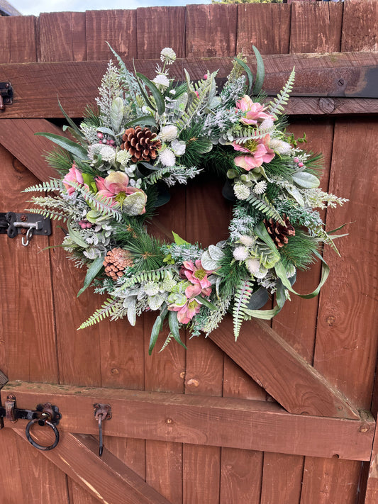 Winter Rose Wreath