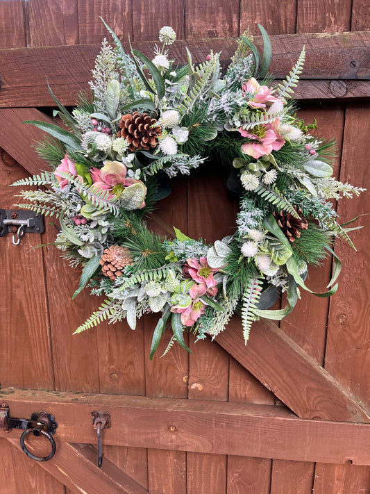 Winter Rose Wreath