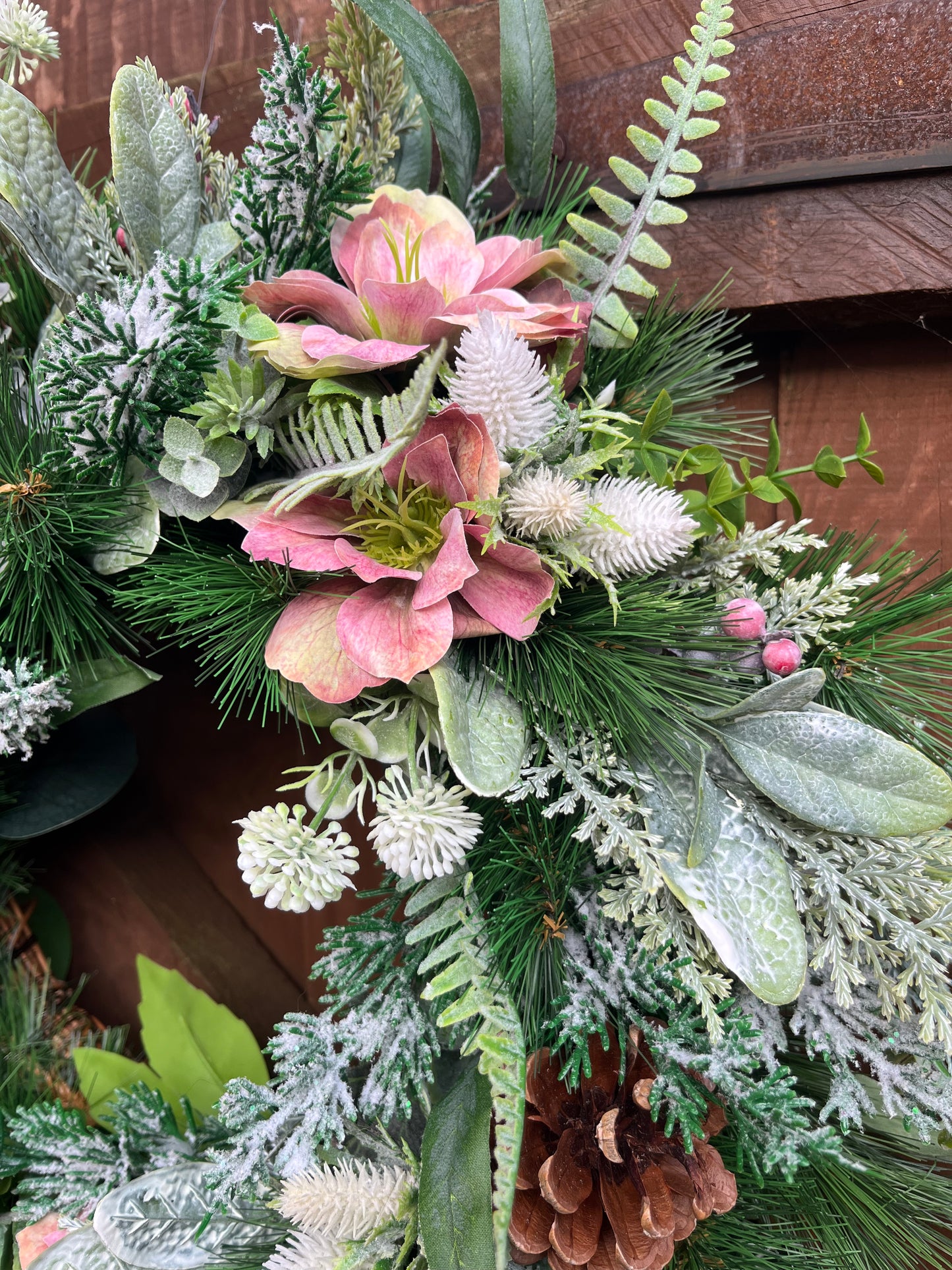 Winter Rose Wreath