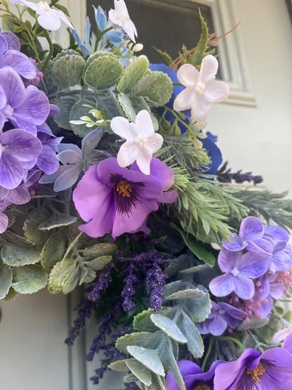 Purple Hydrangea with hints of blue