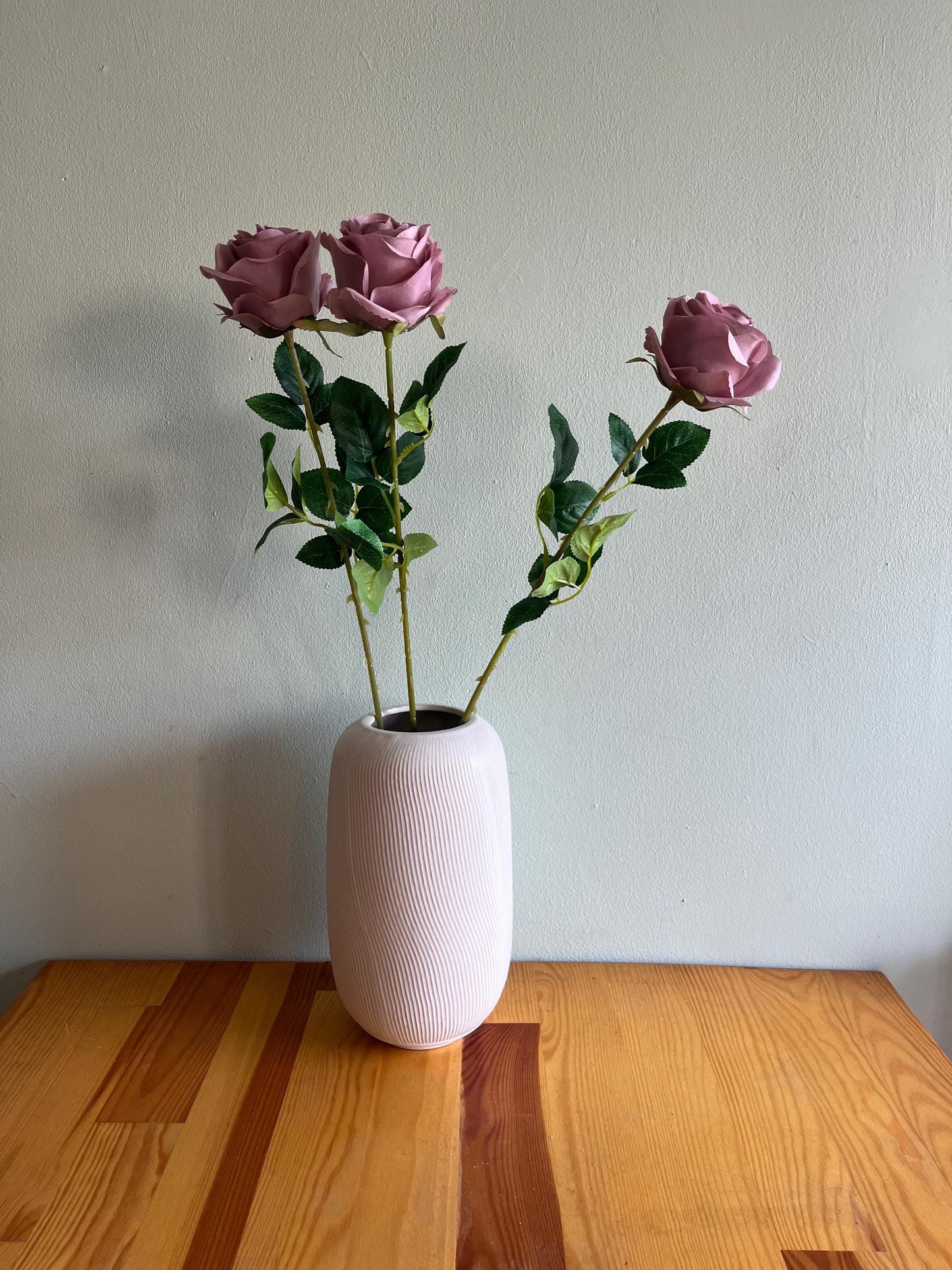 Vintage Mauve Rose Stem | Roses | Autumn | Autumn Decor | Faux Flower