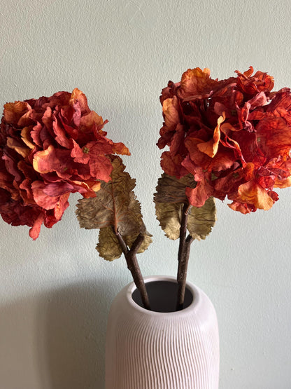 Dried Touch Coffee Hydrangea Stem | hydrangeas | Autumn | Autumn Decor | Faux Flower